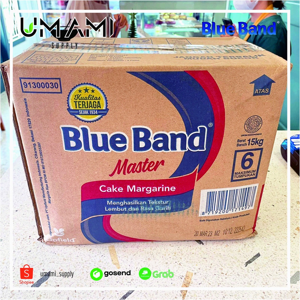 Jual Blue Band Master Cake Margarine Mentega Repack Kg Shopee