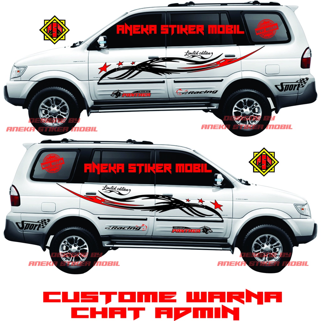 Jual Stiker Mobil Panther Stiker Cutting Mobil Panther Terbaru Stiker