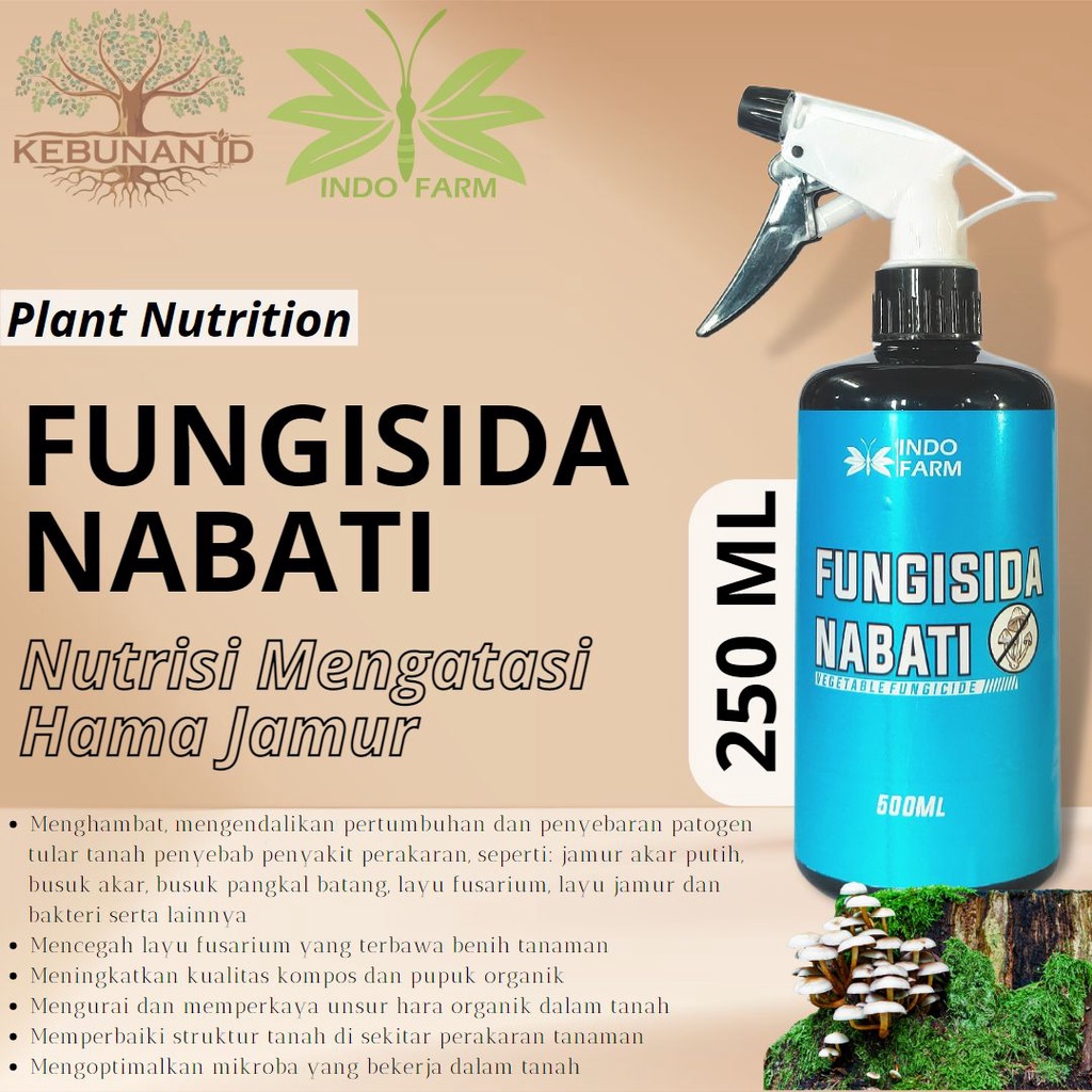 Jual INDO FARM Fungisida Nabati Organik Pembasmi Hama 250ml Shopee