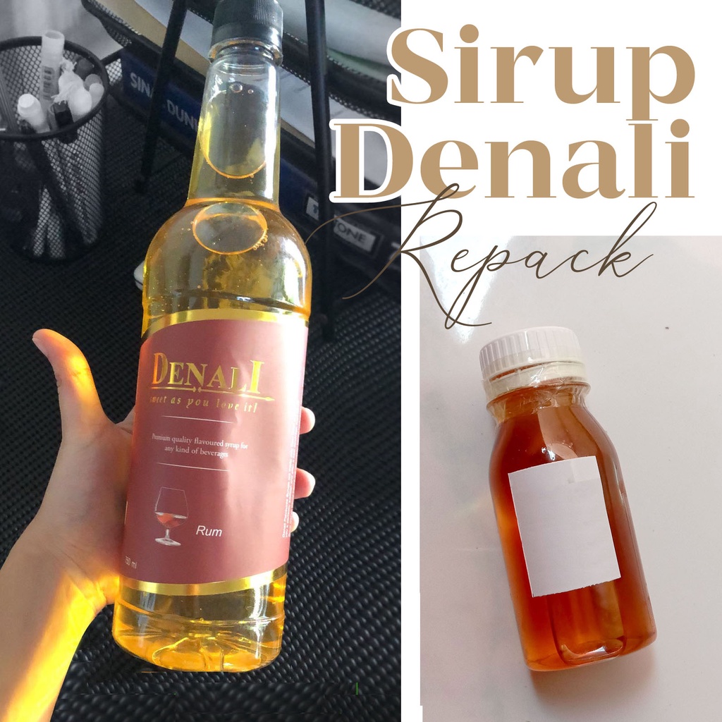 Jual Repack Sirup Syrup Chai Hazelnut Butterscotch Rum Sirup