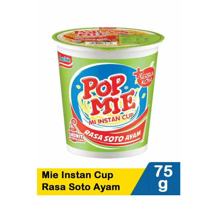 Jual Aneka Rasa Pop Mie Kuah Dan Pop Mie Goreng Mi Instant Cup 75gr