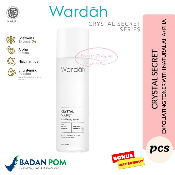 Jual Wardah Crystal Secret Exfoliating Toner Aha Pha Ml Shopee