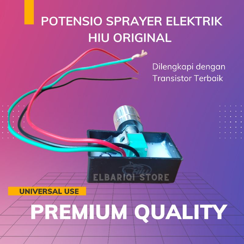 Jual Switch Potensio Sprayer Elektrik Hiu Original Pengatur Kecepatan