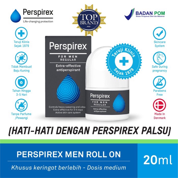 Jual Perspirex Men AntiPerspirant Roll On 20ml Shopee Indonesia