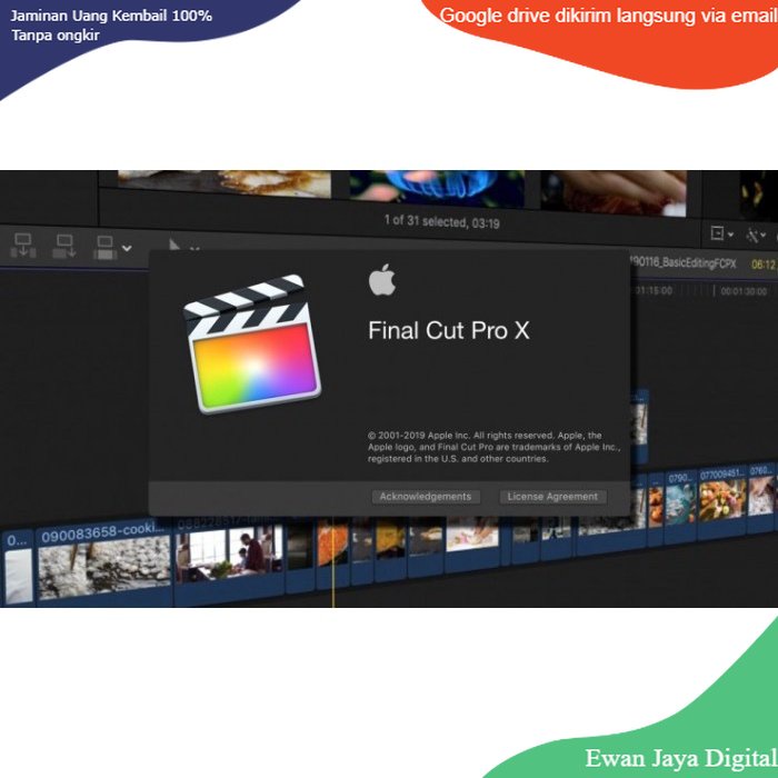 Jual Final Cut Pro X 10 Mac Full Versi Selalu Update Shopee Indonesia