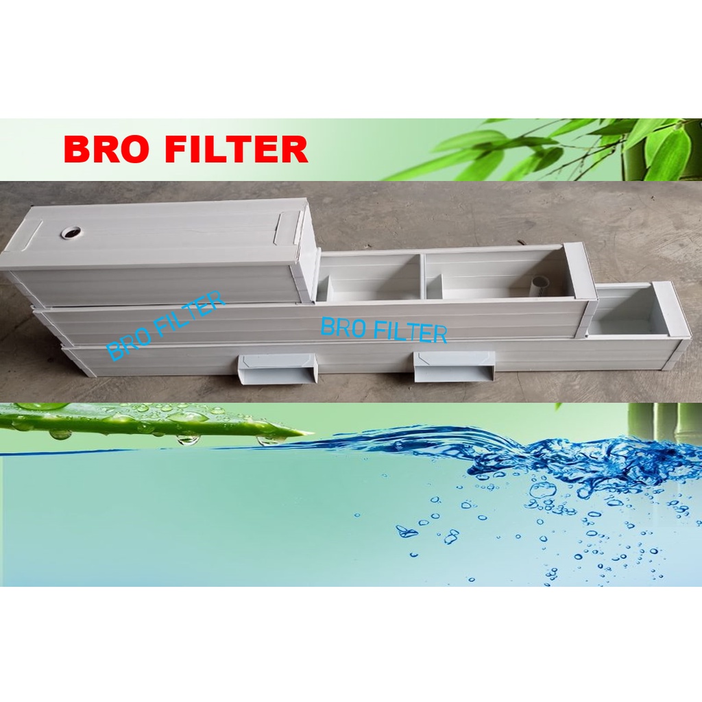 Jual FILTER TALANG KOLAM FILTER AKUARIUM AQUARIUM 3 TUMPUK 50CM 120CM