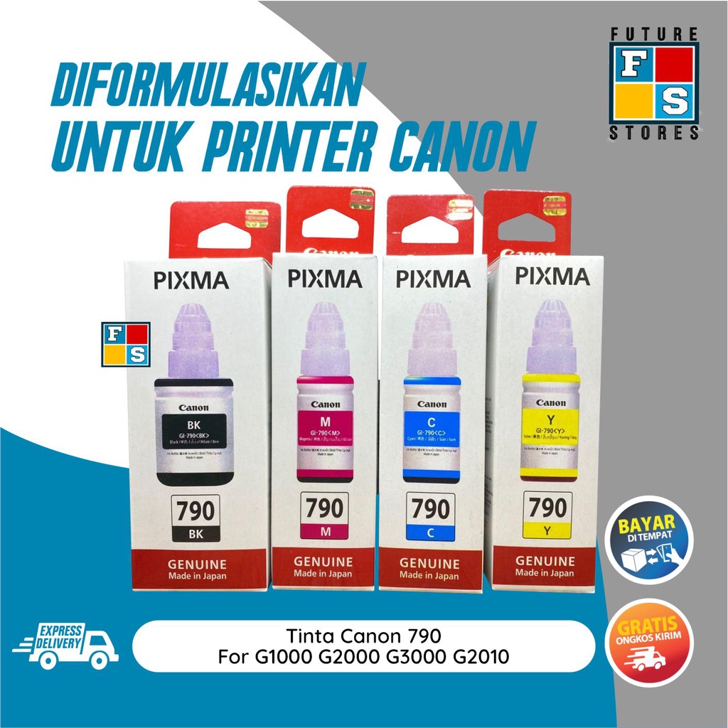 Jual Tinta Canon 790 For Printer G1000 G1010 G2000 G2010 G3000 G3010