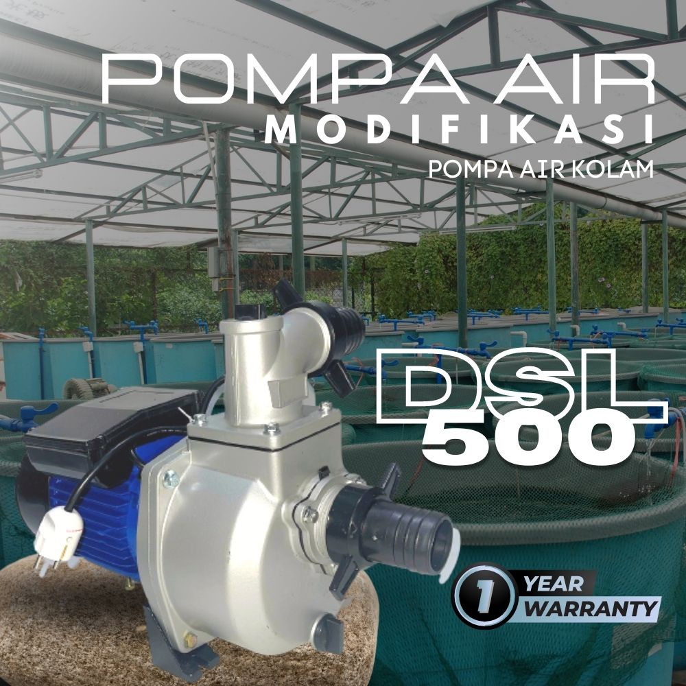 Jual JUAL POMPA AIR MODIFIKASI 2 DIM TYPE DSL 500 UNTUK KOLAM IKAN