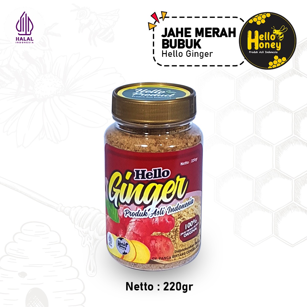 Jual Hello Ginger Jahe Merah Bubuk Asli Gram Red Ginger Powder