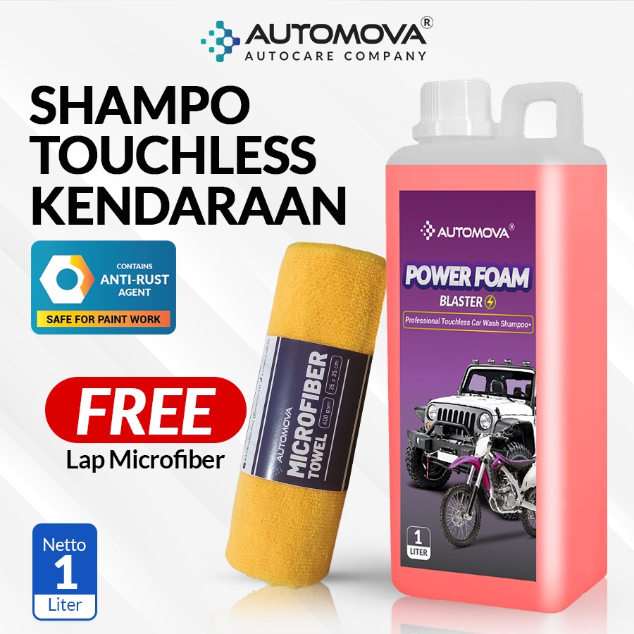 Jual Automova Shampo Motor Tanpa Sentuh Liter Touchless Wash