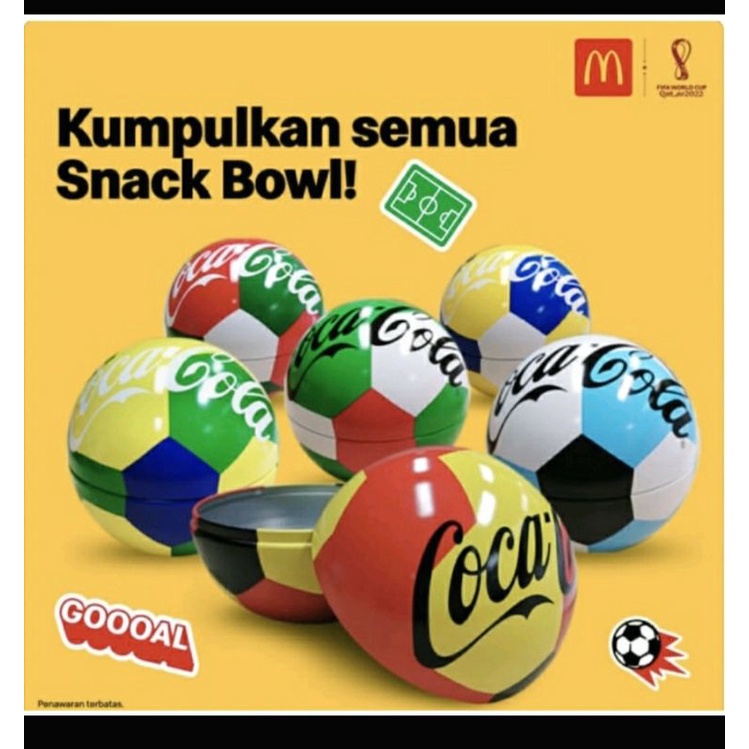 Jual Segera Habis Accesories McD Edisi Piala Dunia Original McD Feat