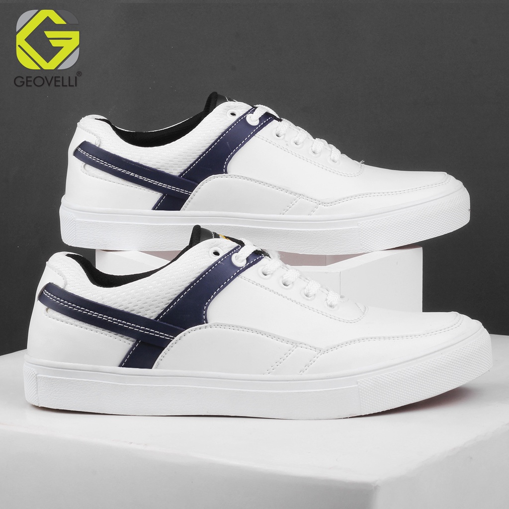 Jual Gvl Geovelli Fezora Sepatu Sneakers Putih Pria Kasual Shopee