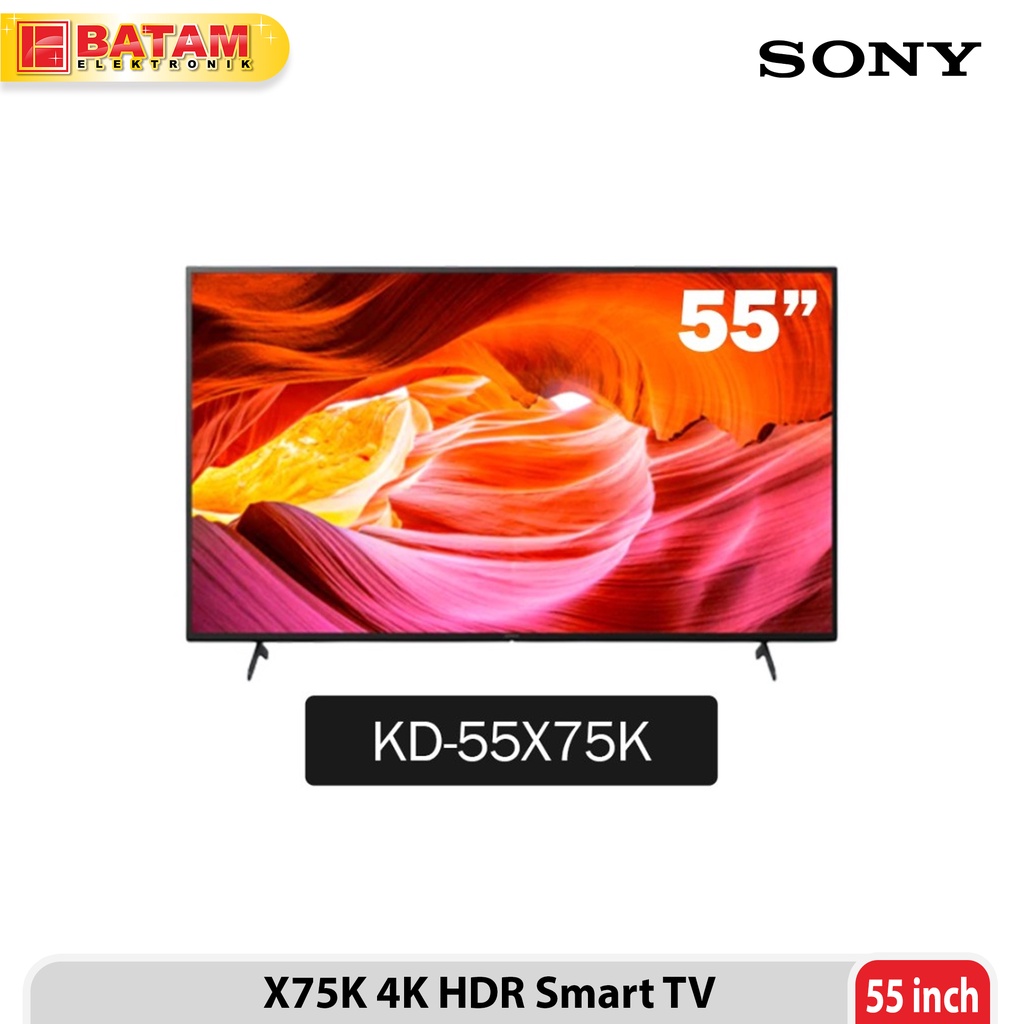 Jual Sony Bravia X75K 4K HDR Smart TV 55 Inch KD 55X75K LED KD55X75K