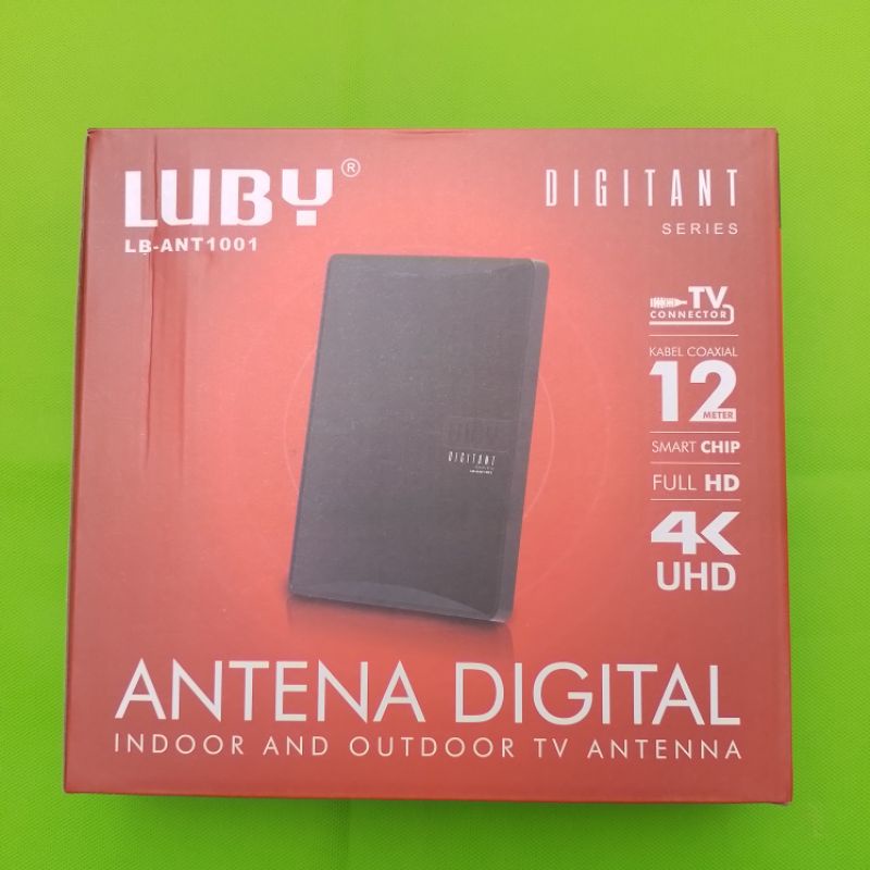 Jual ANTENA TV DIGITAL INDOOR OUTDOOR LUBY LB ANT1001 ORIGINAL