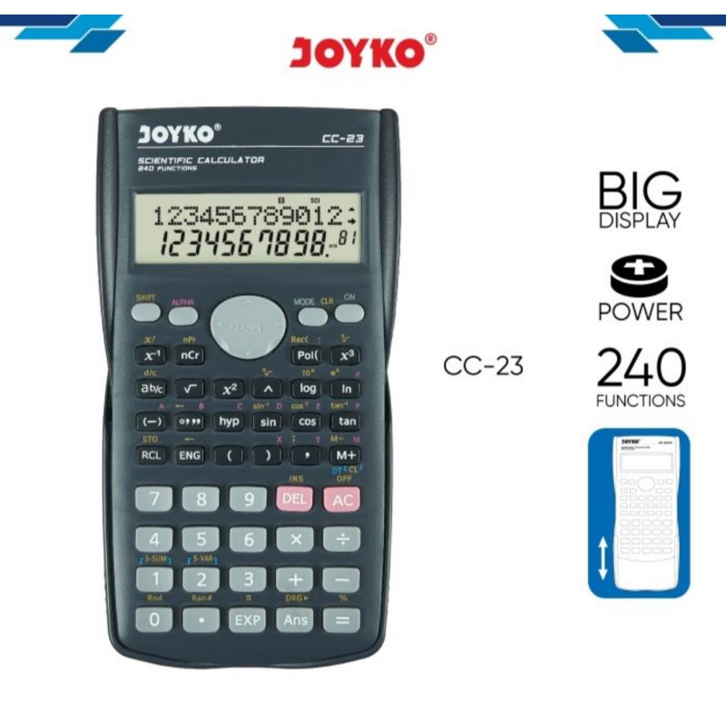 Jual Kalkulator Ilmiah Joyko CC 23 Scientific Calculator Shopee Indonesia