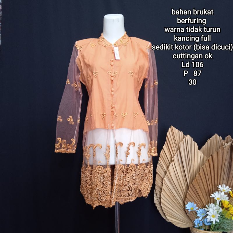 Jual Thrift Atasan Brukat Preloved Kebayak Kondagan Part Kebayak