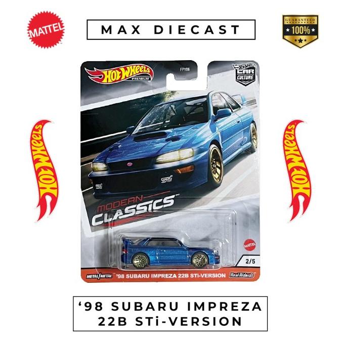 Jual Hotwheels Premium Subaru Impreza B Sti Version Modern