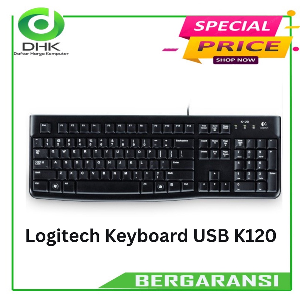 Jual Keyboard Logitech Usb K Original Shopee Indonesia