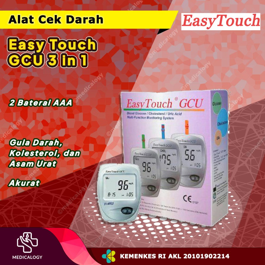 Jual Easy Touch Gcu In Alat Cek Gula Darah Shopee Indonesia