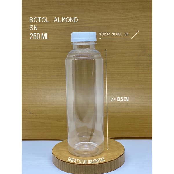 Jual Botol Almond 250 ML Botol Plastik 250 ML Shopee Indonesia