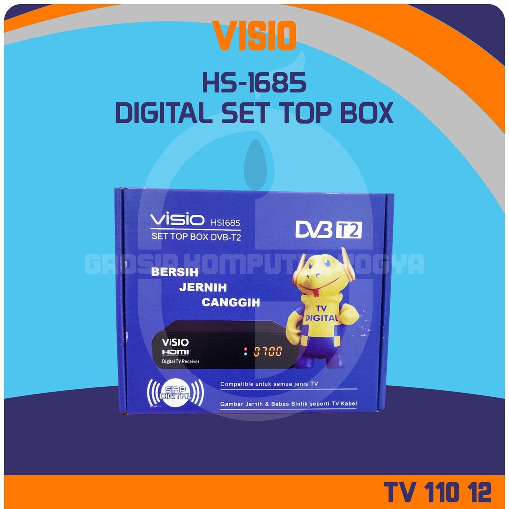 Jual Visio HS 1685 Full HD 1080P EWS WiFi Digital Set Top Box STB