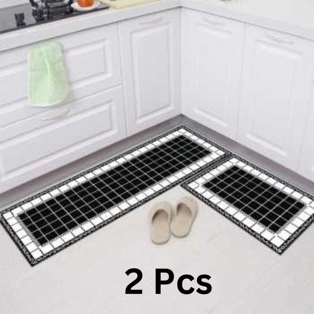 Jual Keset Kaki Karpet Dapur 2 In 1 Lembut Panjang Anti Slip Menyerap