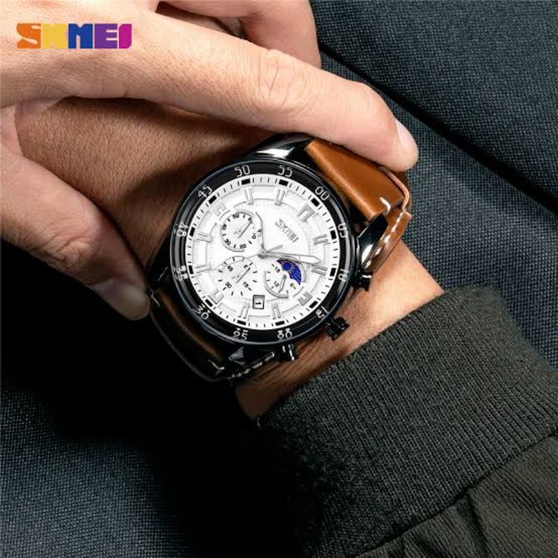 Jual Jam Skmei Chronograph Original Free Gift Box Shopee Indonesia