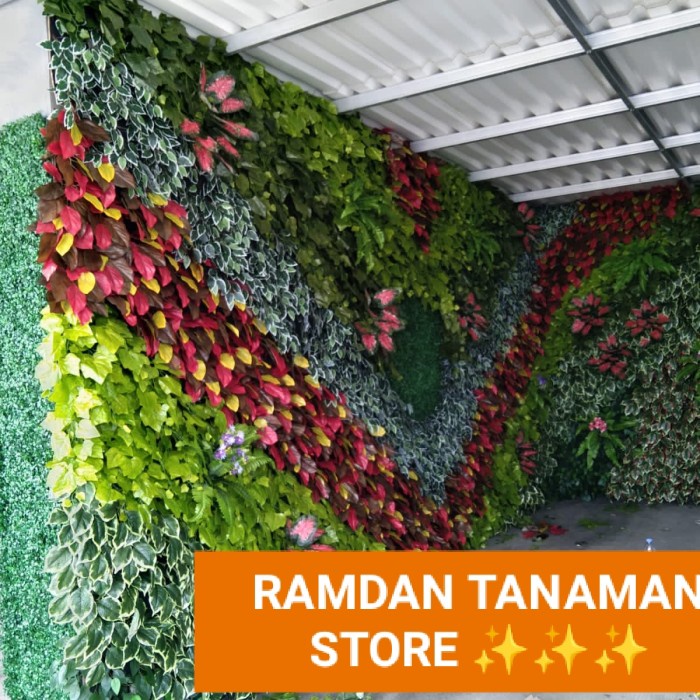 Jual Pembuatan Taman Vertical Garden Sintetis Din Ding Vertical Garden