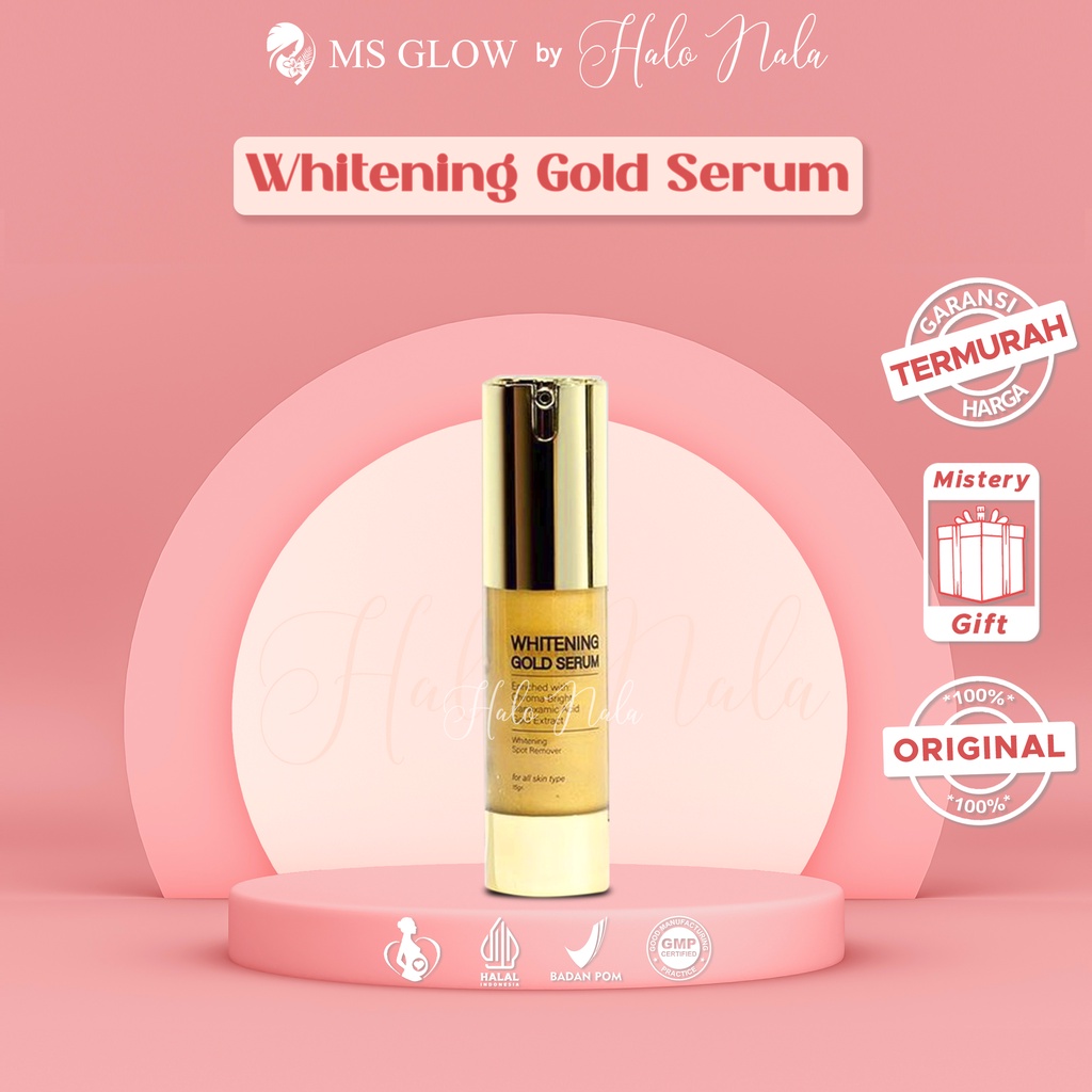 Jual Ms Glow Whitening Gold Serum Shopee Indonesia