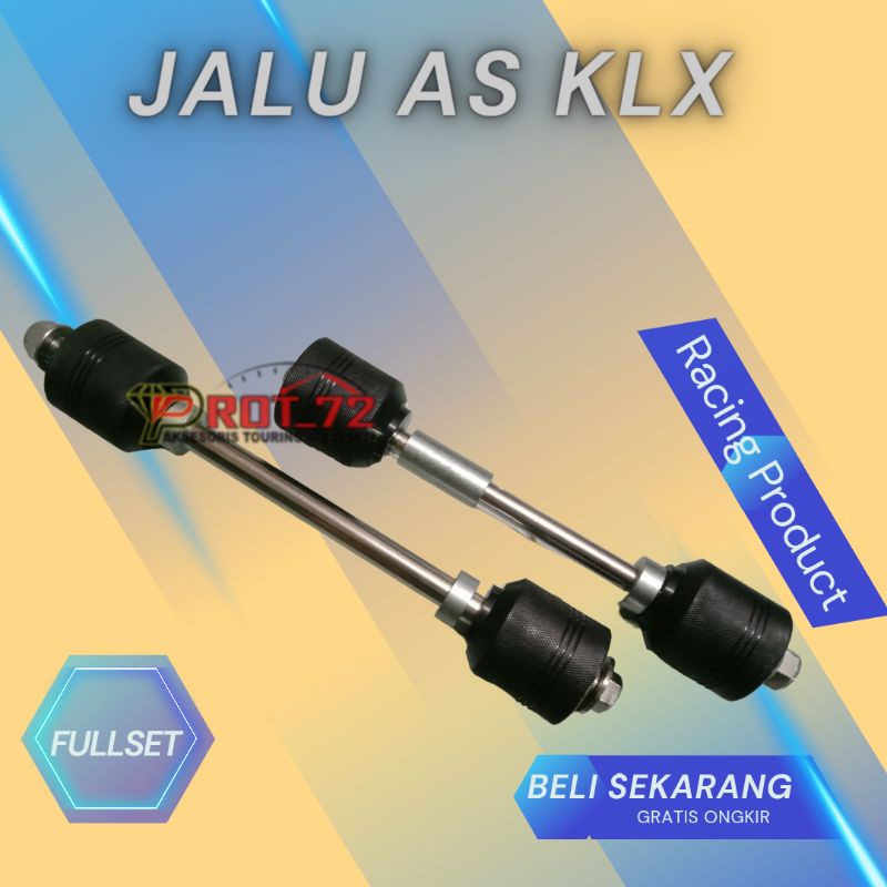 Jual Paket Komplit Jalu As Roda Depan Belakang Klx Bf Dtracker Crf