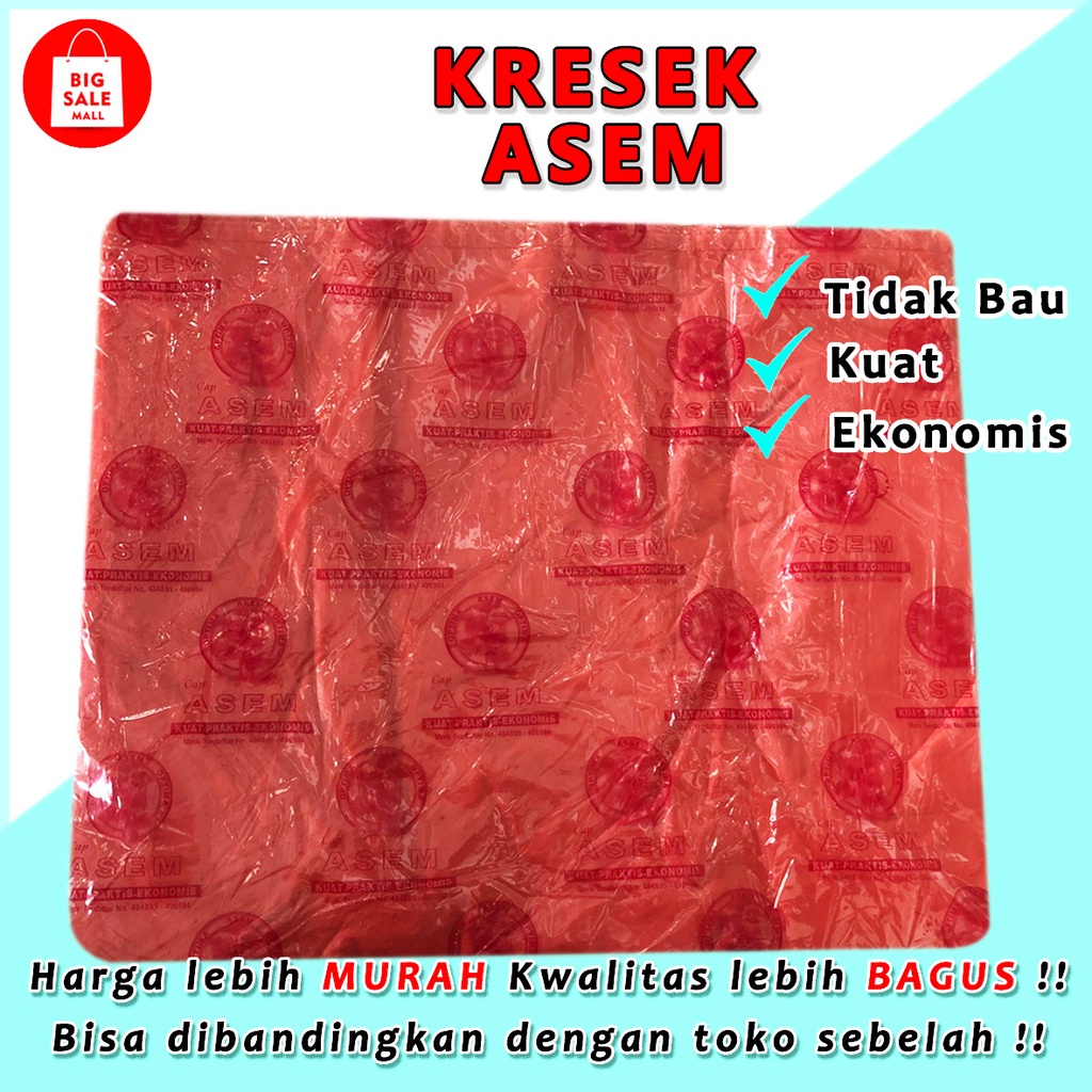 Jual Kantong Kresek Jumbo Uk Kresek Laundry Merah Ekonomis Plastik