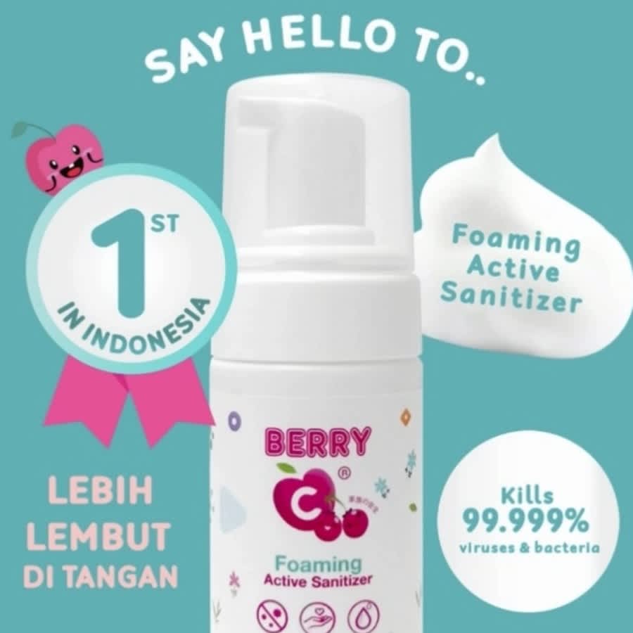 Jual Berry C Foaming Active Sanitizer Ml Berryc Ml Shopee