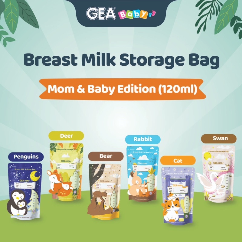 Jual Clearance Gea Baby Gabag Natural Moms Kantong Asi Ml