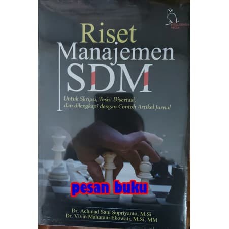 Jual Buku Riset Manajemen Sdm Untuk Skripsi Tesis Disertasi Shopee