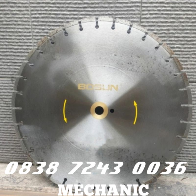 Jual Mata Pisau Potong Belah Beton Inch Mm Bosun Diamond Cutting