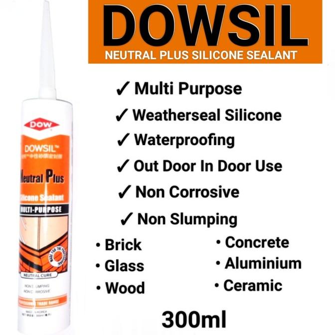 Jual JUAL Lem Dowsil Netral Plus Silicone Sealant DOWSIL Neutral Plus