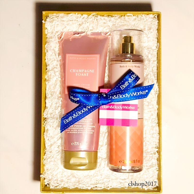 Jual Onsale Bbw Champagne Toast Full Size Gift Set Paket Bath Body