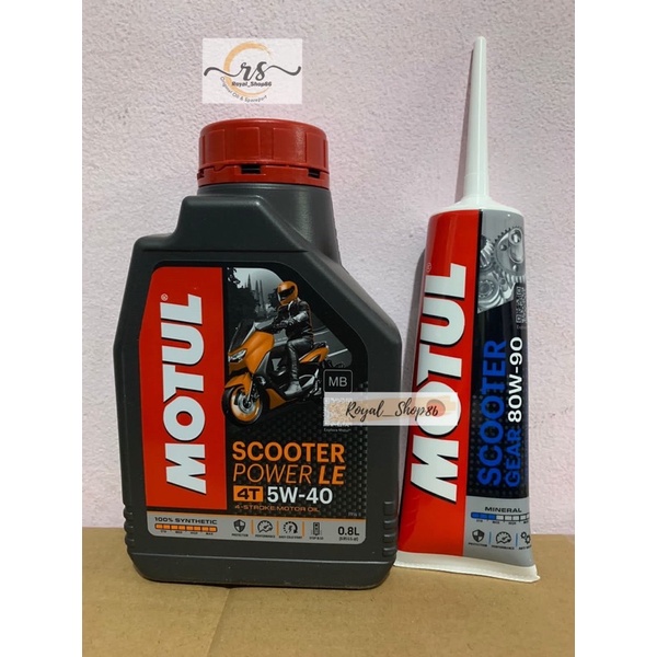 Jual Oli Motul Scooter Power Le Sae W Full Synthetic Ml Orange