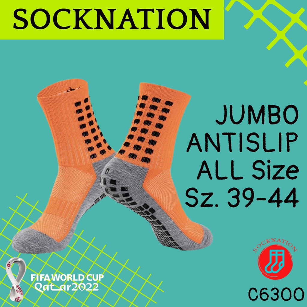 Jual Socknation C Kaos Kaki Sepak Bola Futsal Grip Anti Slip