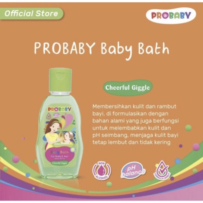 Jual Probaby Body Hair Baby Bath Isi Ml Shopee Indonesia