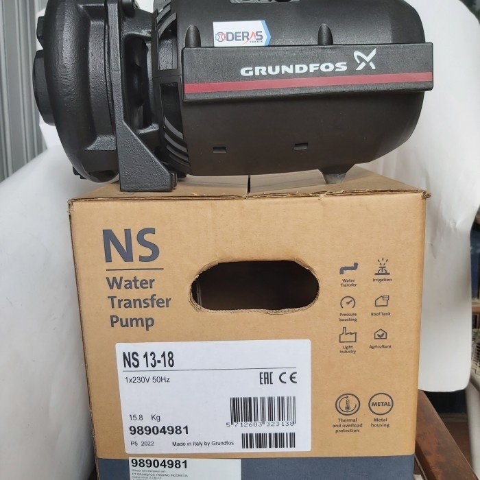 Jual Mesin Pompa Air Transfer Grundfos Ns M Centrifugal Pump V