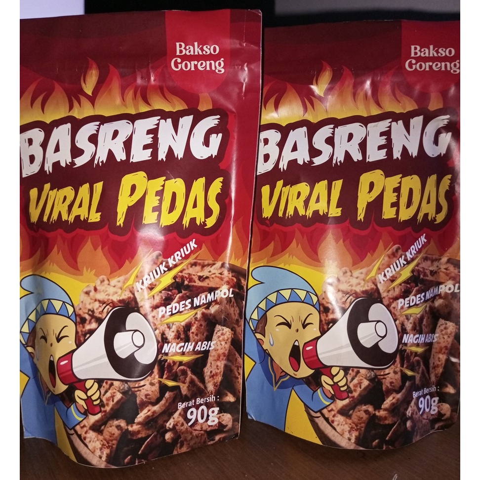 Jual Basreng Daun Jeruk Basreng Viral Pedas Basreng Stik Kemasan