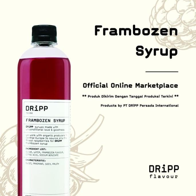 Jual DRiPP Frambozen Syrup Sirup Frambozen Shopee Indonesia