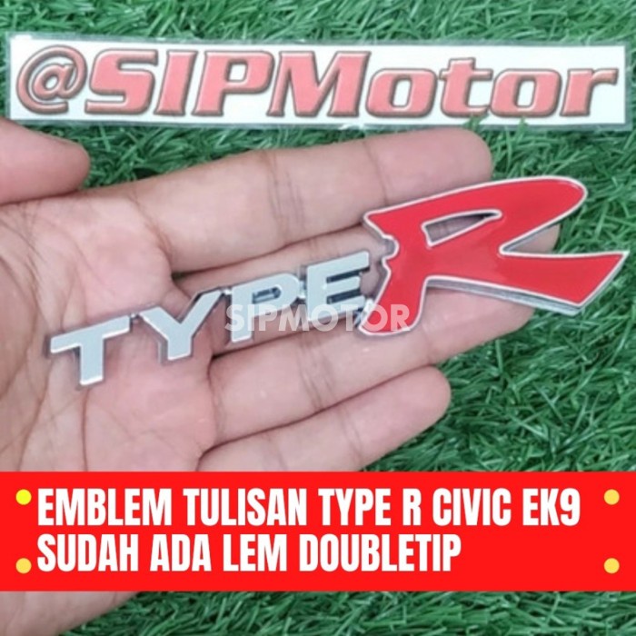 Jual Emblem Type R Honda Tulisan Civic Non Original Shopee Indonesia