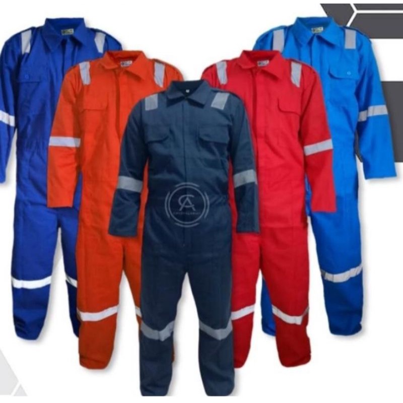 Jual Wearpack Safety Coverall TOMMY Seragam Kerja Proyek Terusan