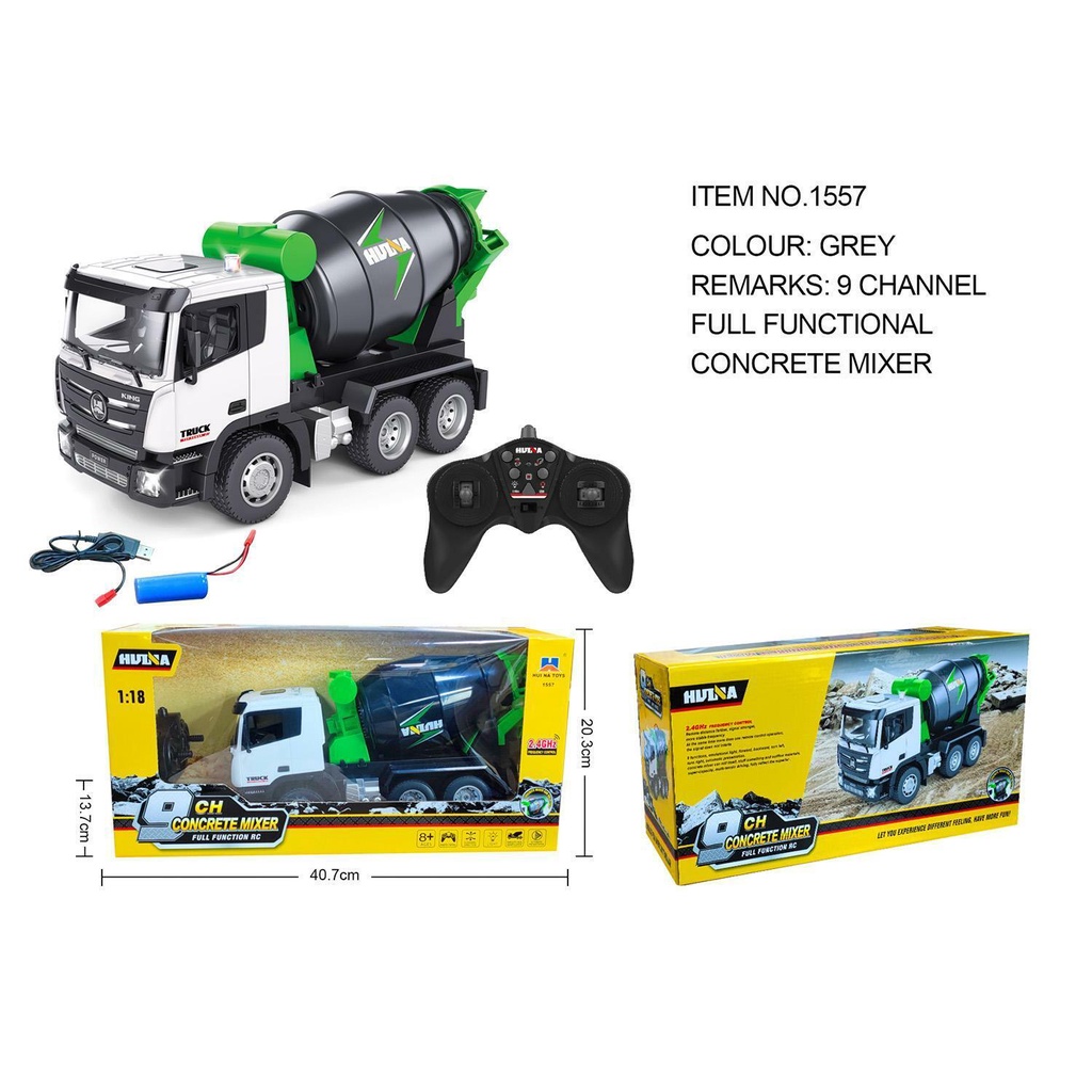 Jual Rc Huina Ch Truck Mainan Alat Berat Truck Molen