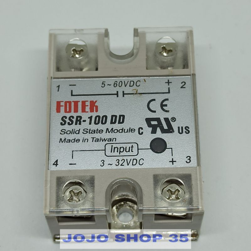 Jual Fotek Ssr Dd Vdc To Vdc A Solid State Relay Module