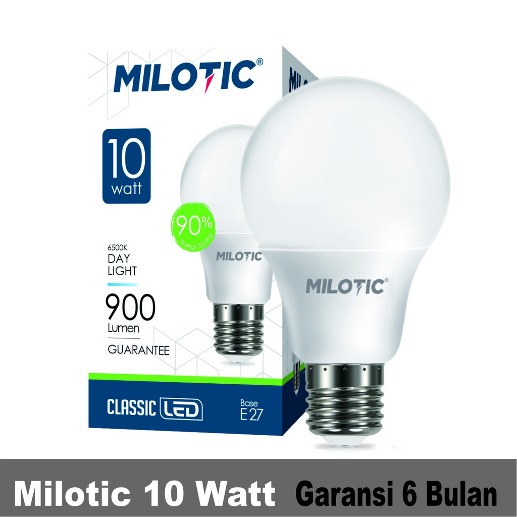 Jual Gobra Milotic Lampu Bohlam LED Garansi 6 Bulan T Bulb A Bulb