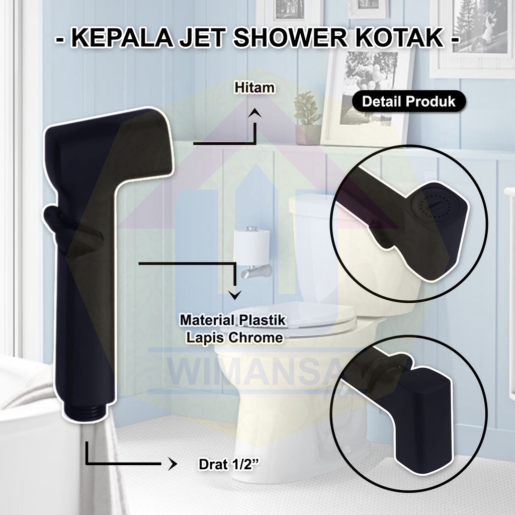 Jual KEPALA JET SHOWER KOTAK BIDET CLOSET Shopee Indonesia