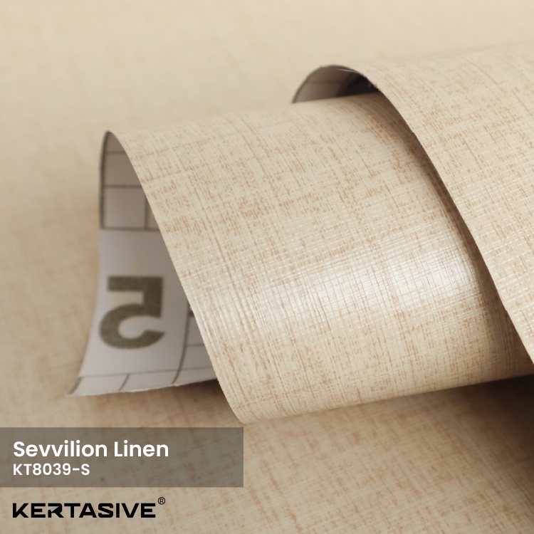 Jual SEVVILION LINEN 122 CM KERTASIVE PVC INTERIOR FILM PELAPIS